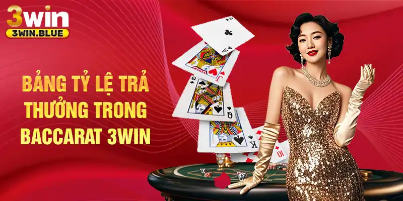 Bảng tỉ lệ trả thưởng trong baccarat 3win